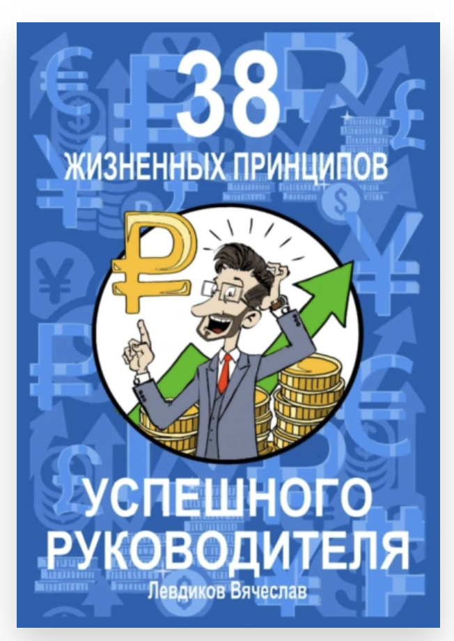 38 жизненных принципов успешного руководителя — книга для владельцев и управленцев от Вячеслава Левдикова