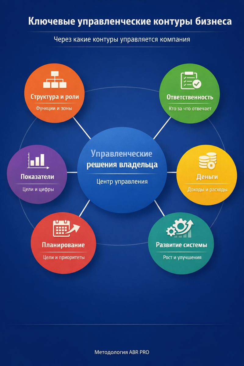 Система управления бизнесом: ключевые управленческие контуры